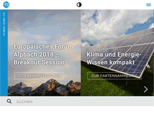 Tablet Screenshot of klimafonds.gv.at